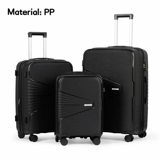 4 Piece Expandable Hardshell Luggage Set with TSA Lock & Spinner Wheels