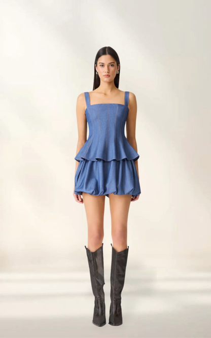 GAELLE TOP & SKIRT SET