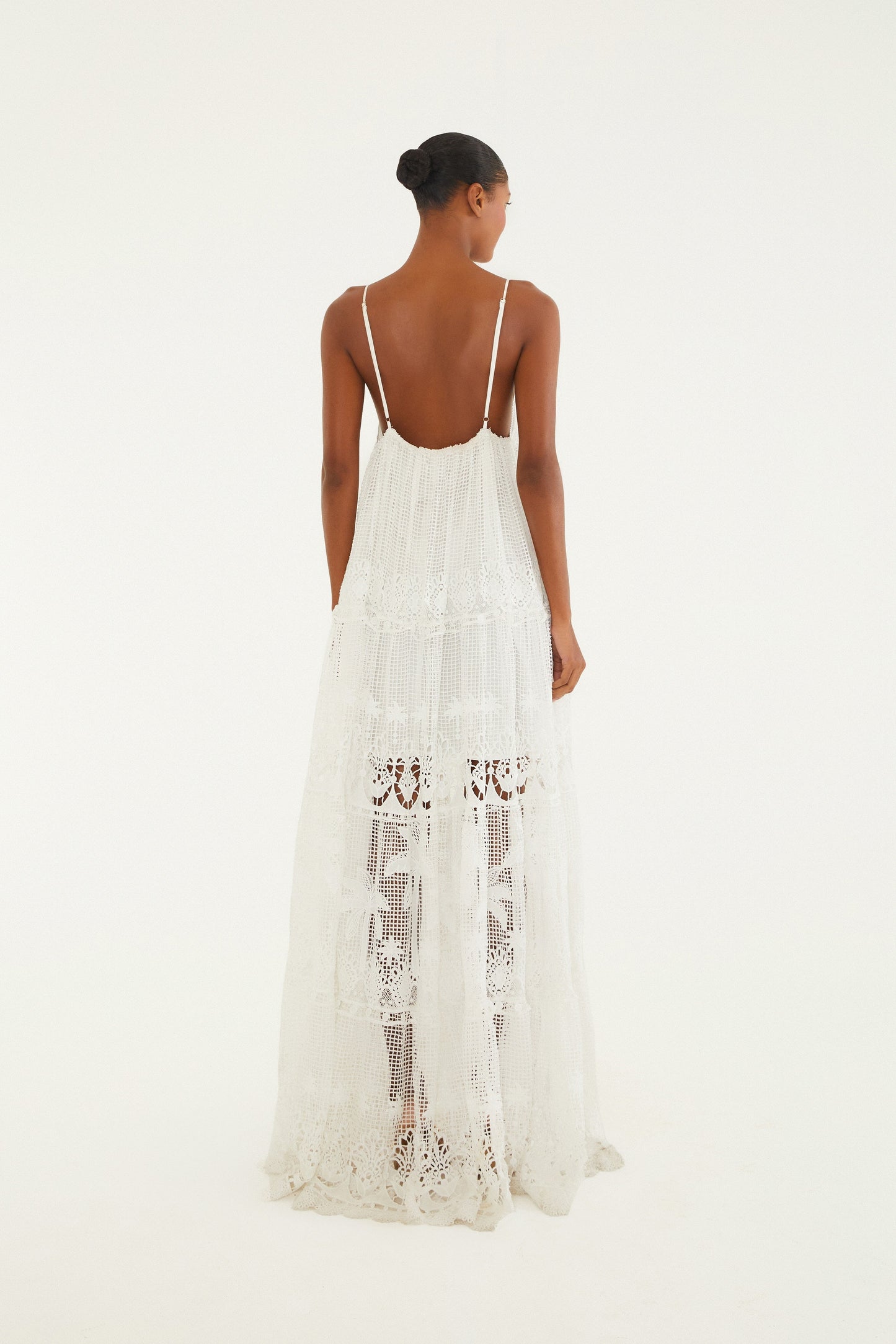 VESTIDO MAXI DE GUIPUR ODARA