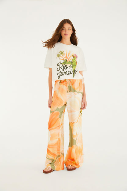 PANTALÓN ESTAMPADA AMARILIS