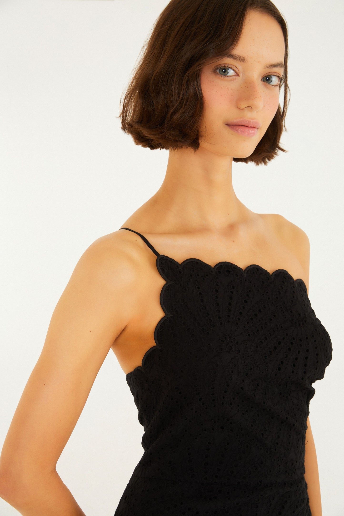 VESTIDO FRANZIDO LAISE DE BANANA