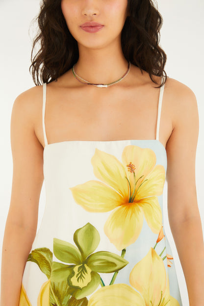 VESTIDO CORTO ESTAMPADO FLORAL SAMANTA