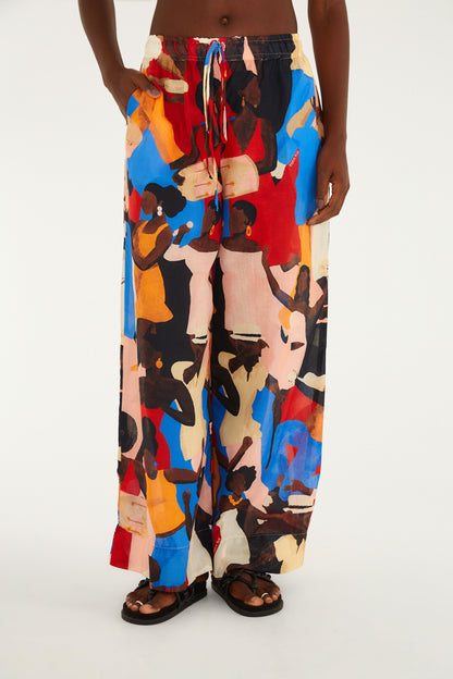 PANTALÓN ESTAMPADO SAMBA NO PÉ