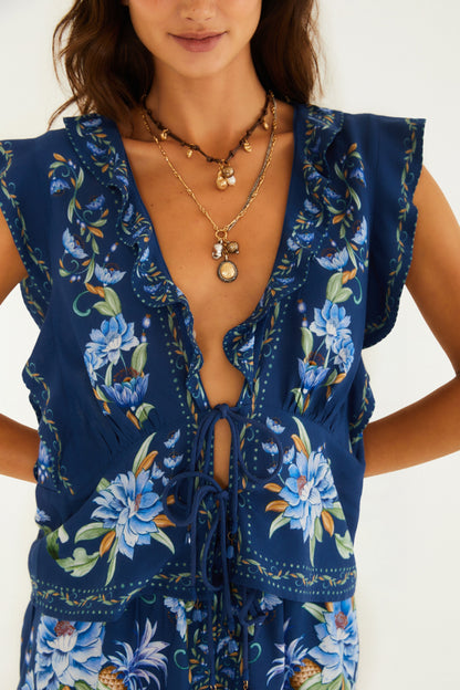 BLUSA ESTAMPADA FLORAL ANA
