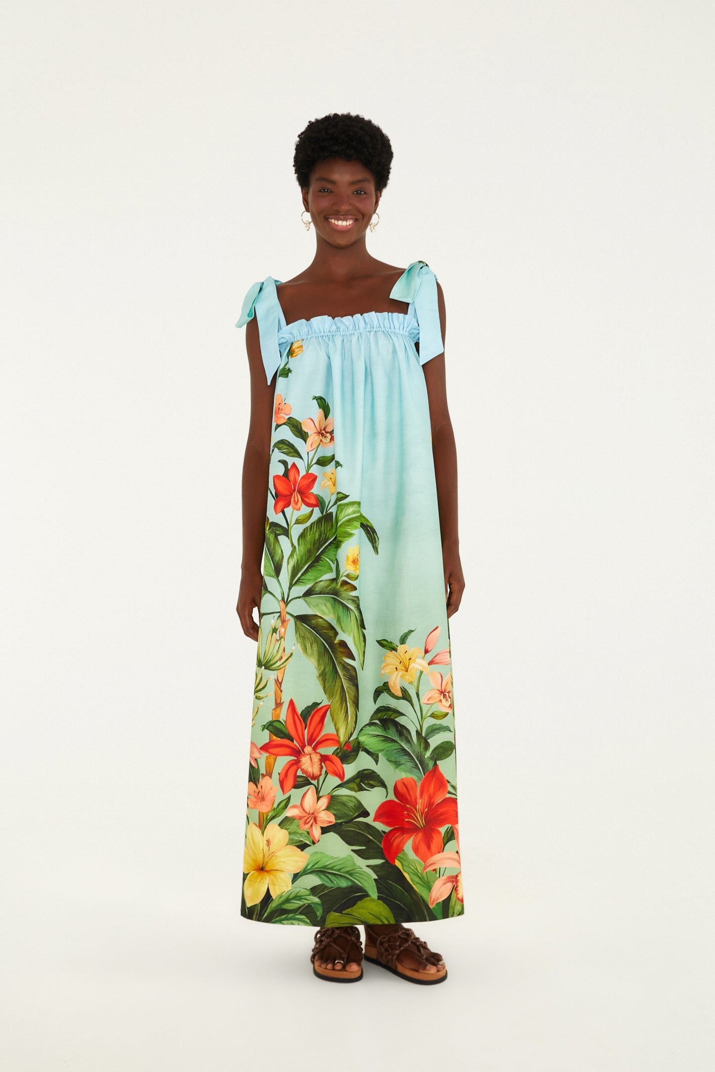 VESTIDO ESTAMPADO JARDIM EVA
