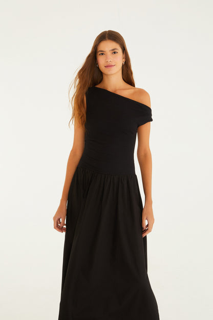 VESTIDO CROPPED DECOTE OMBRO A OMBRO