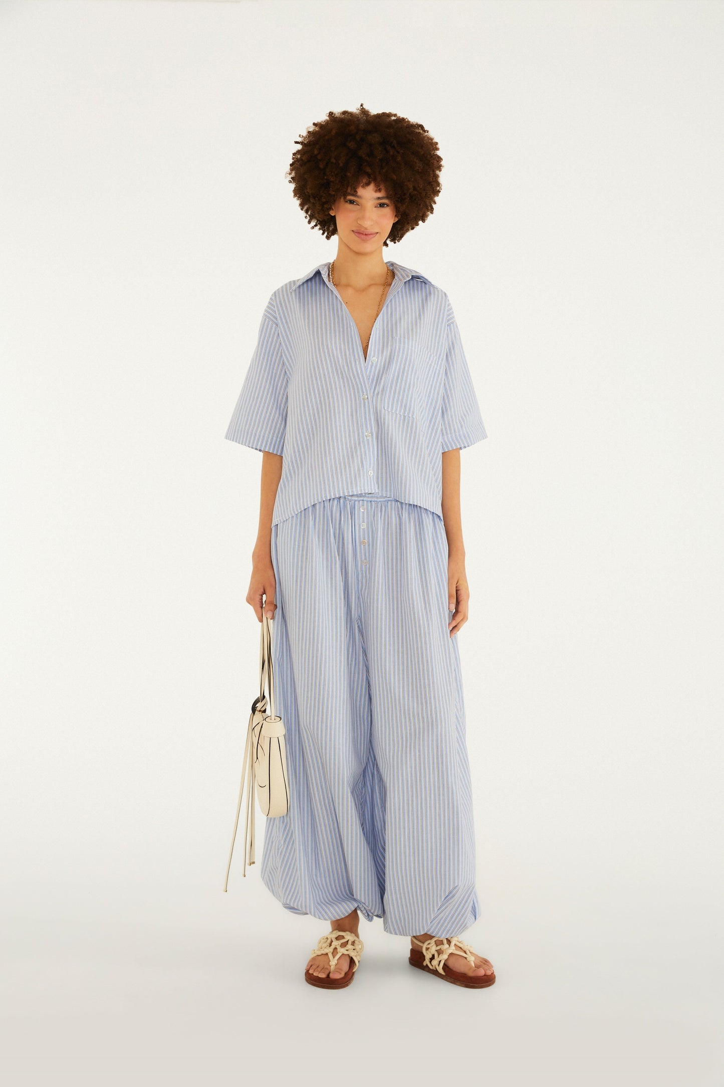CAMISA LISTRA AZUL