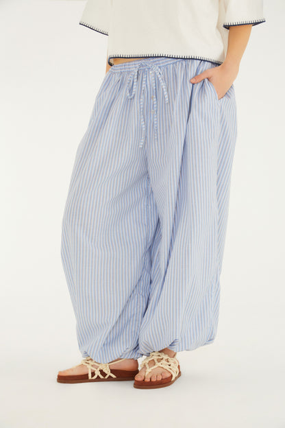 PANTALÓN ALADIM LISTRA AZUL