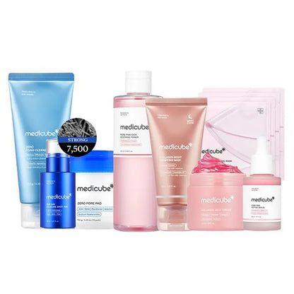 8-Piece Glass Glow Skincare Set – Hydrating & Brightening Routine
