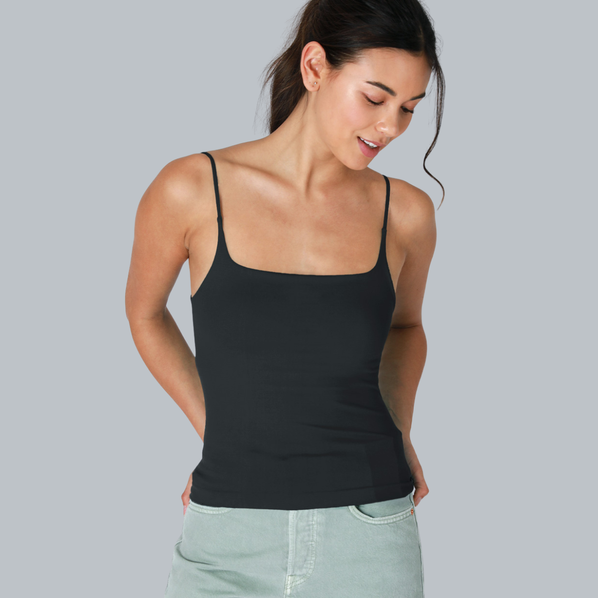 CLEAN LINE SQUARE CAMI TOP