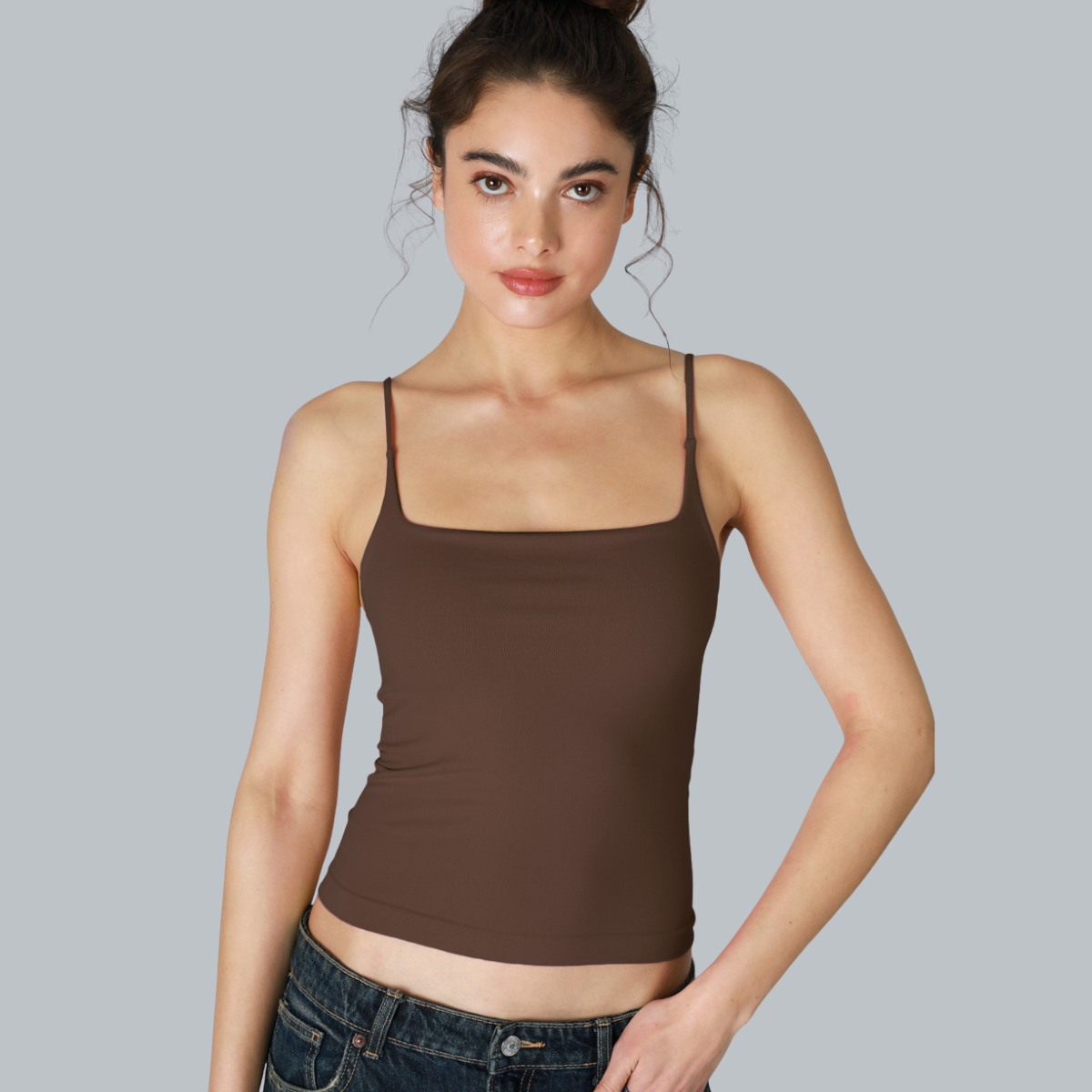 CLEAN LINE SQUARE CAMI TOP