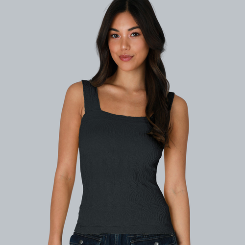 LACE TEXTURE SQUARE TOP