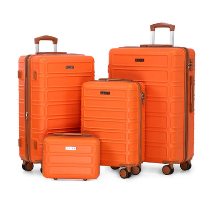 4 Piece Expandable Hardshell Luggage Set with TSA Lock & Spinner Wheels